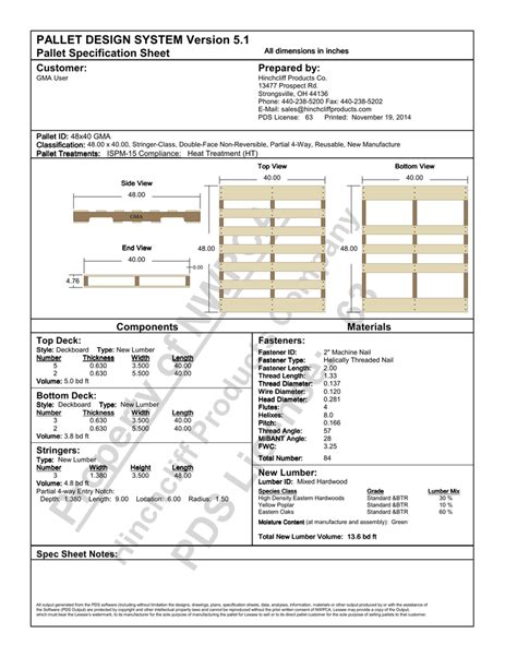 gma pallet specification sheet.